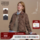 Teenie Weenie【趙露思同款】小熊棉服2025秋新款焦點(diǎn)巴恩夾克外套 深棕色 S