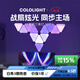 Cololight 智能奇光板三角燈RGB電競房氛圍燈墻燈屏光同步DIY聽(tīng)音變色拼接壁燈拾音律動(dòng)房間墻面裝飾燈板LED 12燈套裝（含控制器）