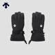 迪桑特（DESCENTE）SKI STYLE系列運動(dòng)休閑男女同款防水P棉保溫手套 BK-黑色 L