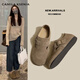 CAMILA KSENIA爆款勃肯鞋女士2025年新款冬季時(shí)尚品牌軟底鞋子復古平底百搭單鞋 卡其色 37