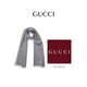 古馳（GUCCI）男女同款經(jīng)典雙G雙面印花流蘇爆款圍巾麻灰色 165904 3G646 1400