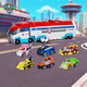 汪汪隊立大功（PAW PATROL）汪汪隊玩具車(chē)狗狗變形巡邏車(chē)合金大型救援車(chē)全套玩具兒童生日禮物 【合金套裝】大巴士+合金6輛賽車(chē)