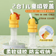 OIMG礦泉水吸管蓋水瓶飲料食品級硅膠吸管防嗆轉換頭寶寶瓶嘴喝水神器 升級款【綠貓吸管蓋一個(gè)】