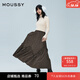 moussy 新法式田園風(fēng)碎花傘裙花邊半身裙女028IAZ31-1011 065花紋棕色 均碼 00020/F