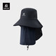 KAILAS徒步遮陽(yáng)圓邊帽  KF2511501 礦石黑 均碼