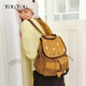 toutou原創(chuàng  )設計芝士南瓜雙肩包輕便通勤旅行背包書(shū)包送禮新年禮物 拿坡里黃