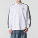 adidas阿迪達斯三葉草男裝2025冬季新款打底衫翻領(lǐng)POLO衫休閑長(cháng)袖上衣 IZ2459 L