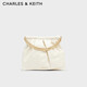 CHARLES&KEITH子母鏈條大容量流浪包單肩包包女包生日新年禮物CK2-40671449