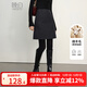 晚白【新品】小個(gè)子短款羊毛半身裙2025冬款高級感百搭顯瘦毛呢短裙 深灰色 M