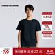 美特斯邦威男女同款t恤2025夏季新款基礎簡(jiǎn)約百搭舒適短袖T恤上衣 影黑 L 175 /96A