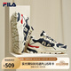 FILA斐樂(lè )官方男女鞋休閑鞋TREK滿(mǎn)天星復古時(shí)尚老爹鞋情侶同款運動(dòng)鞋 男-白蘆筍/軍禮藍-AWD 41
