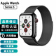 Apple Watch S8二手蘋(píng)果手表S9不銹鋼S7鈦金屬鈦合金iwatch S6運動(dòng)手表S5 S5/不銹鋼/GPS+蜂窩/深空黑色 表殼尺寸40mm(41mm) 95成新