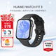 華為（HUAWEI）手表WATCH FIT 3【咨詢(xún)享優(yōu)惠】智能運動(dòng)健康管理藍牙通話(huà)輕薄大屏NFC門(mén)禁支付送男女士朋友禮物 幻夜黑【甄選定制表帶+精美表盤(pán)】