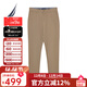 諾帝卡（NAUTICA）【商場(chǎng)同款】男裝25秋冬新款經(jīng)典百搭棉混紡斜紋休閑褲男PO5401 深卡其2BB 32
