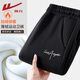 回力（Warrior）加絨加厚休閑衛褲女2026年冬季奧粒絨保暖鎖溫戶(hù)外防寒時(shí)尚束腳褲