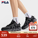 FILA斐樂(lè )帕尼尼男鞋運動(dòng)鞋2025秋季新款籃球鞋休閑鞋面包老爹鞋 黑/鍛鐵灰-BF 41