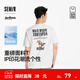 森馬（Semir）涼感T|商場(chǎng)同款瘋狂動(dòng)物城短袖t恤男2025夏季新款情侶裝抑菌 漂白10007 S