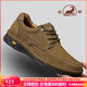 公羊男鞋2025秋冬季新款工裝鞋真皮男士休閑運動(dòng)皮鞋百搭戶(hù)外健步鞋男 卡其55118 39