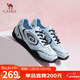 駱駝（CAMEL）【王俊凱同款】月牙2.0德訓鞋女運動(dòng)休閑鞋 L25S577059C 藍色 39