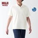 MUJI  Walker 男式 防紫外線(xiàn)性能 POLO衫 防曬衫防曬衣防曬服BIA05A3S 白色 2XL （185/112A）