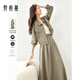 梵希蔓今年流行漂亮套裝裙女2026年早春新款氣質(zhì)通勤兩件套裙子 M5755 卡其綠 L