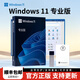 正版windows11專(zhuān)業(yè)版原版純凈重裝10家庭簡(jiǎn)體中文pro蘋(píng)果mac筆記本雙系統M2芯片U盤(pán)遠程 win11專(zhuān)業(yè)版-簡(jiǎn)體中文USB（可激活五臺）