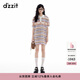 DZZIT地素連衣裙2025夏季新款款紛玩多彩夏日百搭裙子女3J2E61129 彩色 XS