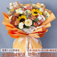 尋夢(mèng)精靈鮮花同城速遞網(wǎng)紅創(chuàng  )意刮刮樂(lè )彩票零食花束送長(cháng)輩紀念日生日禮物 【好運在你身邊】8張十圓刮刮樂(lè )向日葵香檳玫瑰花束