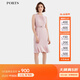 PORTS寶姿早春新款女裝休閑無(wú)袖束腰連衣裙ALD8D011LWP096 粉色 S (4)