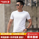 龍牙滿(mǎn)2件-100男士夏季速干T恤秘戰短袖圓領(lǐng)戰術(shù)戶(hù)外半袖吸汗純色T 白色 S 170/92A（120-140斤）