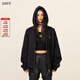 SMFK十字花經(jīng)典拉鏈帽衫明星同款CH005B1/F/K戶(hù)外休閑刺繡連帽上衣 荒野黑 CH005B1 S