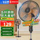 鉆石牌（DIAMOND）電風(fēng)扇落地扇家用風(fēng)扇立式大風(fēng)力客廳落地風(fēng)扇宿舍辦公室搖頭輕音勁風(fēng)遠距電扇定時(shí) 15寸五葉機械【4檔可調】
