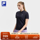 FILA 斐樂(lè )官方女子針織短袖POLO衫2025夏季新款網(wǎng)球運動(dòng)防曬上衣