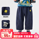 嘟嘟家兒童牛仔褲加絨冬裝男童褲子加厚冬季女童長(cháng)褲洋氣寶寶休閑褲童裝 牛仔藍色 100