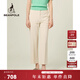 beanpole【新品】  2025年秋冬女士基礎易搭九分彈力褲休閑褲 米白 29 175/78A