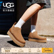 UGG秋季女士時(shí)尚舒適純色簡(jiǎn)約厚底保暖短靴雪地靴1166753CHE|栗色 37