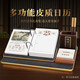 颯望臺歷2026年商務(wù)記事周歷臺歷定制馬年桌面擺件簡(jiǎn)約創(chuàng  )意日歷大格子記事日歷辦公家用每周一頁(yè) 日歷 核桃木紋托板款【2026馬到成功】 廣告定制丨精美包裝