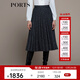 PORTS寶姿秋冬新品女裝中長(cháng)裙LM9S057NFF076 黑色混色 M (6)