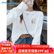 真維斯（JEANSWEST）白色長(cháng)袖t恤女2025新款春秋季女士純棉打底衫早秋小熊內搭上衣