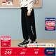 FILA【抗菌功能】斐樂(lè )兒童童裝2025年冬季新款男童中大童加絨長(cháng)褲 傳奇藍-NV 160