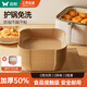 雙槍空氣炸鍋專(zhuān)用紙 烤盤(pán)烤箱耐高溫吸油紙 食品級加厚錫紙方形100只