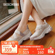 斯凱奇（Skechers）漫月瑪麗珍淺口單鞋女鞋秋2025新款蕾絲厚底運動(dòng)休閑鞋177604