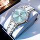 歐品客進(jìn)口女士全自動(dòng)機械表輕奢高級感防水手表品牌瑞士十大名表 R3283本色藍面-官方標配 33mm 直徑