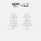 APM Monaco珍珠花朵耳釘時(shí)尚飾品925銀飾品禮物送女友
