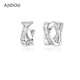 AJIDOU阿吉豆耳環(huán)女交叉耳夾耳扣輕奢配飾小眾耳釘爆款高級感耳飾新年