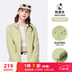 駱駝（CAMEL）薄絨風(fēng)衣女戶(hù)外防潑水修身梭織外套 J23CAYL6066 青果綠 M