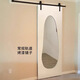 格用鏡子谷倉門(mén)衛生間廚房門(mén)廁所推拉移門(mén)書(shū)房衣帽間倉谷門(mén)報刊門(mén)吊軌 定制尺寸聯(lián)系客服