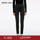 MISS SIXTY2025冬季新款含羊絨牛仔褲女三環(huán)高腰顯瘦緊身鉛筆褲 黑灰 29