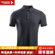 龍牙四代龍牙阿波羅POWER DRY短袖POLO男戶(hù)外短袖黑t恤翻領(lǐng)夏舒適透氣 諜影灰 M 175/96A（重140-155斤）
