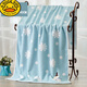 G.duck高檔浴巾棉質(zhì)吸水不掉毛成人抹胸加大加厚情侶兒童柔軟可裹毛巾被 藍色雪花人浴巾 140x70cm